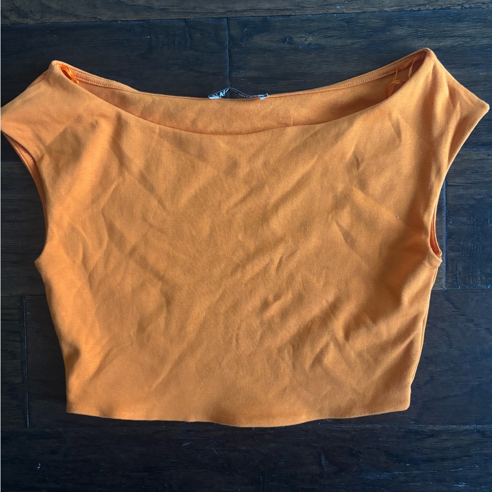 Zara Women’s Off the Shoulder Boatneck Top